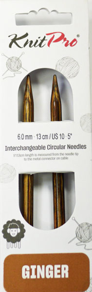 ニットプロ ginger 付け替え式 輪針 針先 6.00mm（13号） 31209 【KN】 編み物 手あみ