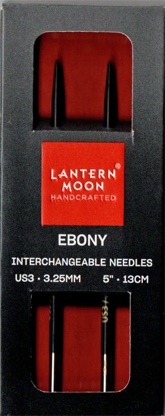 LANTERN MOON 付け替え式 輪針 黒檀 針先 3.25mm 350122 【KN】24金メッキ 編み物 手あみ 編み針 ニットプロ ランタンムーン