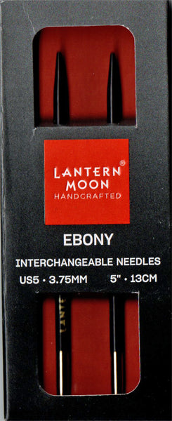 LANTERN MOON 付け替え式 輪針 黒檀 針先 3.75mm 350124 【KN】24金メッキ 編み物 手あみ 編み針 ニットプロ ランタンムーン