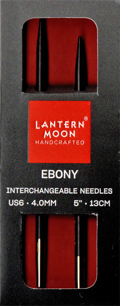 LANTERN MOON 付け替え式 輪針 黒檀 針先 4.0mm 350125 【KN】24金メッキ 編み物 手あみ 編み針 ニットプロ ランタンムーン