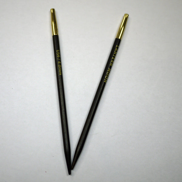 LANTERN MOON 付け替え式 輪針 黒檀 針先 4.0mm 350125 【KN】24金メッキ 編み物 手あみ 編み針 ニットプロ ランタンムーン