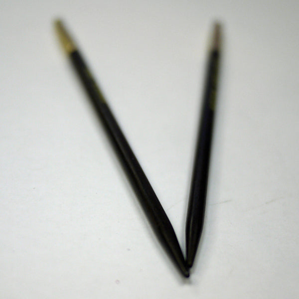 LANTERN MOON 付け替え式 輪針 黒檀 針先 4.0mm 350125 【KN】24金メッキ 編み物 手あみ 編み針 ニットプロ ランタンムーン