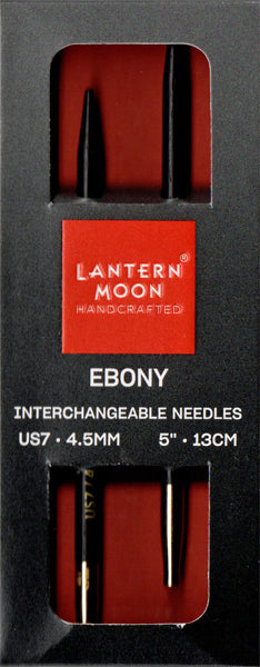 LANTERN MOON 付け替え式 輪針 黒檀 針先 4.5mm 350126 【KN】24金メッキ 編み物 手あみ 編み針 ニットプロ ランタンムーン