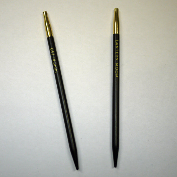 LANTERN MOON 付け替え式 輪針 黒檀 針先 4.5mm 350126 【KN】24金メッキ 編み物 手あみ 編み針 ニットプロ ランタンムーン