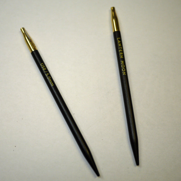LANTERN MOON 付け替え式 輪針 黒檀 針先 5.0mm 350127 【KN】24金メッキ 編み物 手あみ 編み針 ニットプロ ランタンムーン