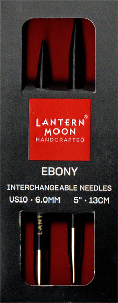 LANTERN MOON 付け替え式 輪針 黒檀 針先 6.0mm 350129 【KN】24金メッキ 編み物 手あみ 編み針 ニットプロ ランタンムーン