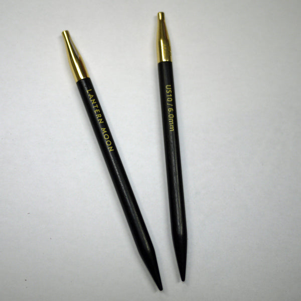 LANTERN MOON 付け替え式 輪針 黒檀 針先 6.0mm 350129 【KN】24金メッキ 編み物 手あみ 編み針 ニットプロ ランタンムーン