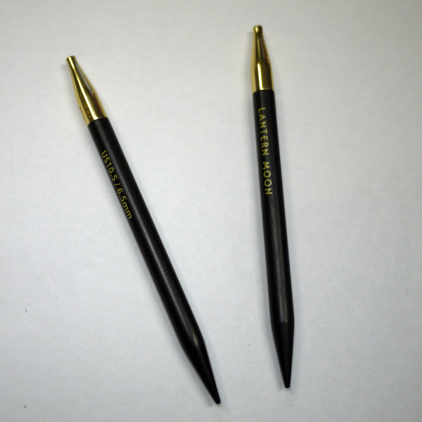 LANTERN MOON 付け替え式 輪針 黒檀 針先 6.5mm 350130 【KN】24金メッキ 編み物 手あみ 編み針 ニットプロ ランタンムーン