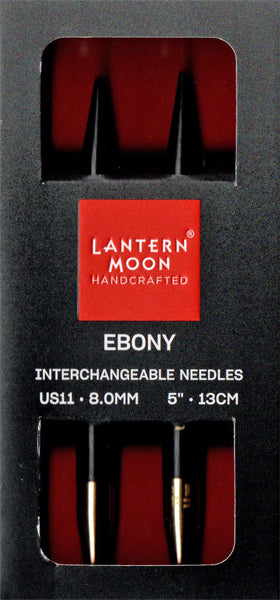 LANTERN MOON 付け替え式 輪針 黒檀 針先 8.0mm 350132 【KN】24金メッキ 編み物 手あみ 編み針 ニットプロ ランタンムーン