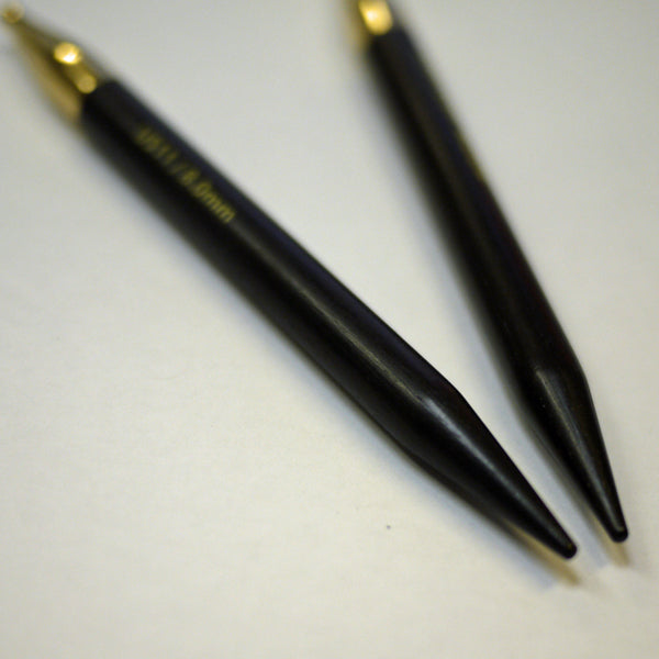 LANTERN MOON 付け替え式 輪針 黒檀 針先 8.0mm 350132 【KN】24金メッキ 編み物 手あみ 編み針 ニットプロ ランタンムーン