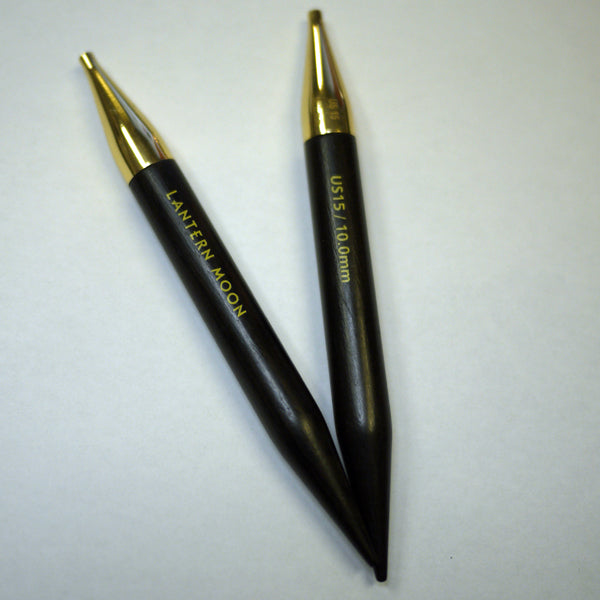 LANTERN MOON 付け替え式 輪針 黒檀 針先 10.0mm 350134 【KN】24金メッキ 編み物 手あみ 編み針 ニットプロ ランタンムーン