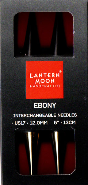 LANTERN MOON 付け替え式 輪針 黒檀 針先 12.0mm 350135 【KN】24金メッキ 編み物 手あみ 編み針 ニットプロ ランタンムーン