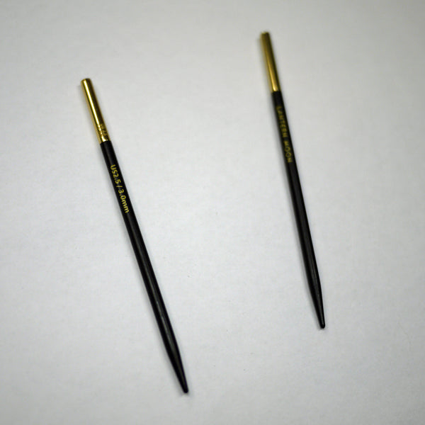 LANTERN MOON 付け替え式 輪針 黒檀 短針先 3.0mm 350141 【KN】40cm、50cm用 24金メッキ 編み物 手あみ 編み針 ニットプロ ランタンムーン