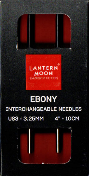 LANTERN MOON 付け替え式 輪針 黒檀 短針先 3.25mm 350142 【KN】40cm、50cm用 24金メッキ 編み物 手あみ 編み針 ニットプロ ランタンムーン