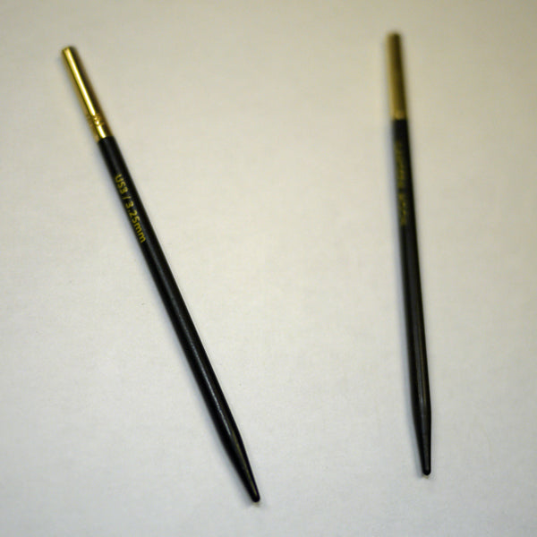 LANTERN MOON 付け替え式 輪針 黒檀 短針先 3.25mm 350142 【KN】40cm、50cm用 24金メッキ 編み物 手あみ 編み針 ニットプロ ランタンムーン