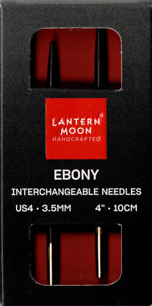 LANTERN MOON 付け替え式 輪針 黒檀 短針先 3.5mm 350143 【KN】40cm、50cm用 24金メッキ 編み物 手あみ 編み針 ニットプロ ランタンムーン