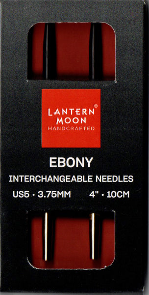 LANTERN MOON 付け替え式 輪針 黒檀 短針先 3.75mm 350144 【KN】40cm、50cm用 24金メッキ 編み物 手あみ 編み針 ニットプロ ランタンムーン