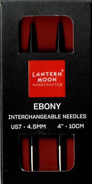 LANTERN MOON 付け替え式 輪針 黒檀 短針先 4.5mm 350146 【KN】40cm、50cm用 24金メッキ 編み物 手あみ 編み針 ニットプロ ランタンムーン