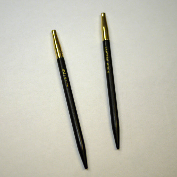 LANTERN MOON 付け替え式 輪針 黒檀 短針先 4.5mm 350146 【KN】40cm、50cm用 24金メッキ 編み物 手あみ 編み針 ニットプロ ランタンムーン