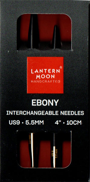 LANTERN MOON 付け替え式 輪針 黒檀 短針先 5.5mm 350148 【KN】40cm、50cm用 24金メッキ 編み物 手あみ 編み針 ニットプロ ランタンムーン