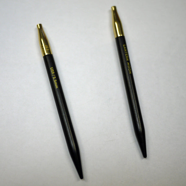 LANTERN MOON 付け替え式 輪針 黒檀 短針先 5.5mm 350148 【KN】40cm、50cm用 24金メッキ 編み物 手あみ 編み針 ニットプロ ランタンムーン