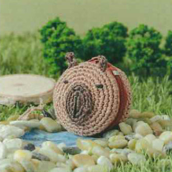 刺しゅう糸で編むちいさなポーチ カピバラ No.502510【KY】 かぎ針編み ルシアン