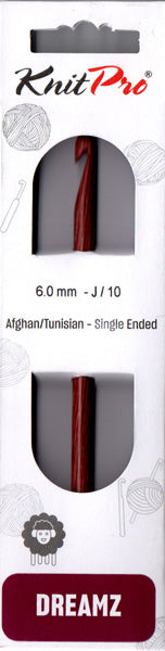 ニットプロ 付け替えアフガン針 ドリームズ DREAMZ チュニジアンクロッシェ針 6.0mm 600136 【KN】 編み物 手あみ