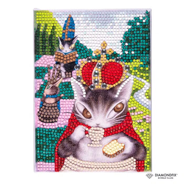 ダイヤモンドフィックス 猫のダヤン 悠長な試合 DF2L-wf005【KN】ビーズ絵キット ダイヤモンドアート