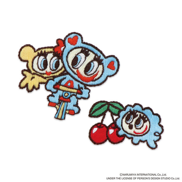 はってはじめる刺しゅうキット ナカムラくん＆ハナちゃん＆ひつじくん Z-57 オリムパス 【KY】 刺しゅう基礎セット