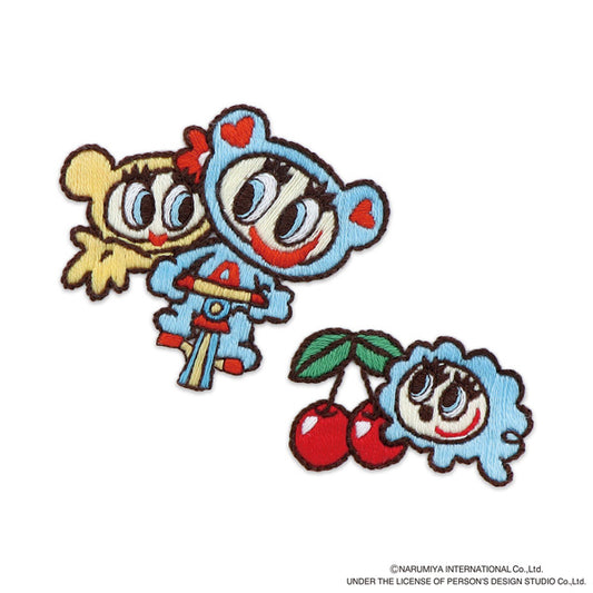 はってはじめる刺しゅうキット ナカムラくん＆ハナちゃん＆ひつじくん Z-57 オリムパス 【KY】 刺しゅう基礎セット