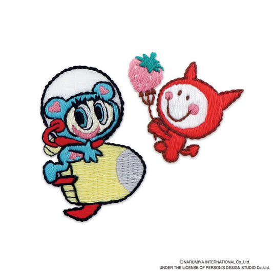 はってはじめる刺しゅうキット ナカムラくん＆ハニーデビル Z-58 オリムパス 【KY】 刺しゅう基礎セット