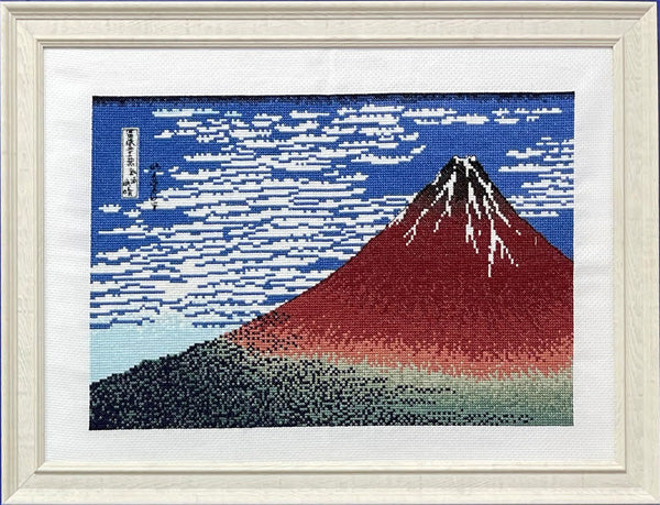 DMC 刺しゅうキット BK1997 葛飾北斎「赤富士」 【KY】The Masters Collection クロスステッチ