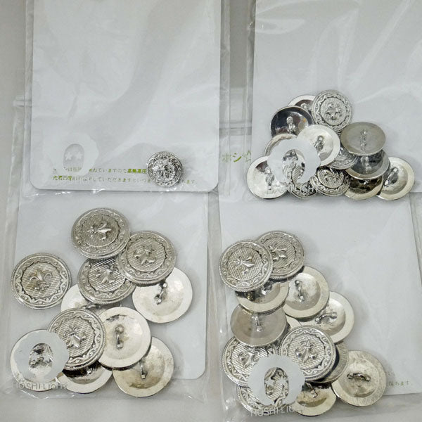 メタルボタン まとめ販売 ホシライト 2785 col.04 38個【KN】15mm～24mm