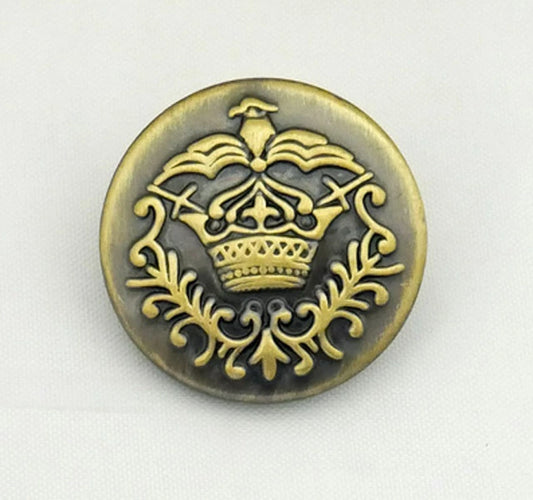 メタルボタン まとめ販売 QueenBee 059 col.Y 43個【KN】15mm～23mm