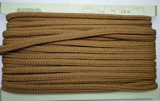 在庫処分 NASKA ファッションコード #2400 エプロンコード col.04 約10mm 約4m【KN】アクリルロープ 手紐 巾着