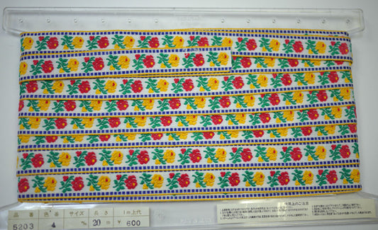 【在庫限り】 チロリアンテープ 10m 5203 col.4 【KN】チロリアンテープ