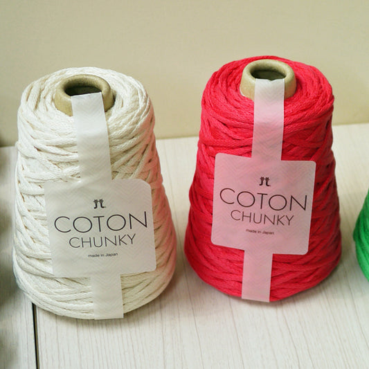 新製品 コトン チャンキー ハマナカ 【KY】極太 サマーヤーン 綿 テープヤーン