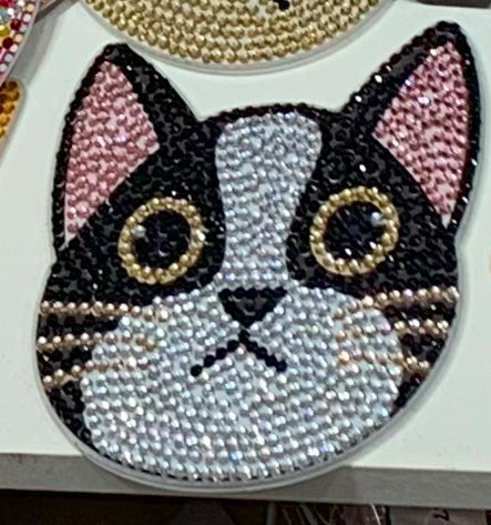 ダイヤモンドフィックス コースター Cats B 10-4713 【KN】ビーズ絵キット ダイヤモンドアート