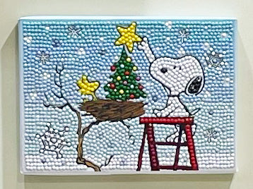 ダイヤモンドフィックス スヌーピー Xmas 2L DF2L-PN002 【KN】ビーズ絵キット ダイヤモンドアート