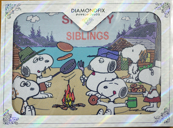 ダイヤモンドフィックス スヌーピー SNOOPY AND SIBLINGS DF34-PN001 【KN】ビーズ絵キット ダイヤモンドアート