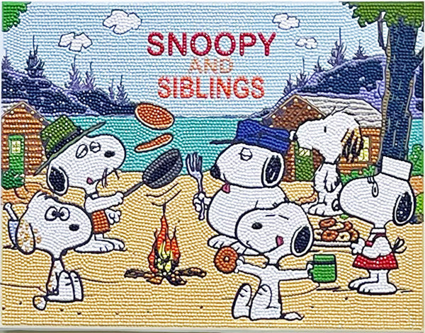 ダイヤモンドフィックス スヌーピー SNOOPY AND SIBLINGS DF34-PN001 【KN】ビーズ絵キット ダイヤモンドアート
