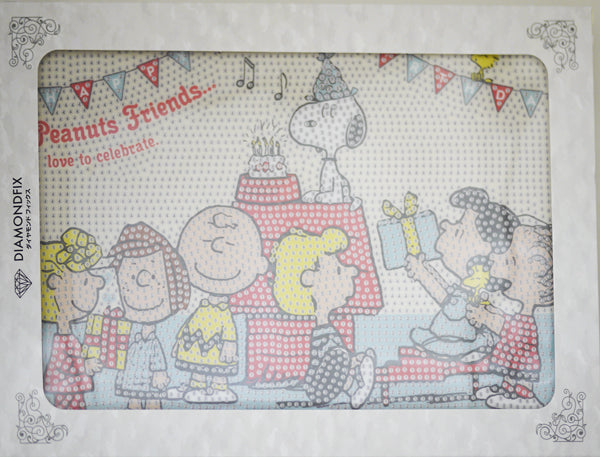 ダイヤモンドフィックス スヌーピー Happy Birthday DFB5-PN001 【KN】ビーズ絵キット ダイヤモンドアート