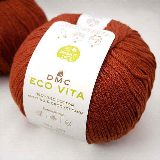 新製品 エコヴィータ Eco Vita リサイクルコットン 【KN】 DMC 毛糸 編み物