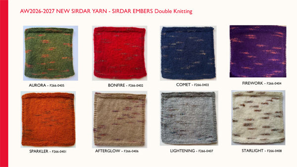 新製品 エンバーズ DK SIRDAR EMBERS DK DMC 【KY】F266 100g大巻 毛糸 編み物 並太
