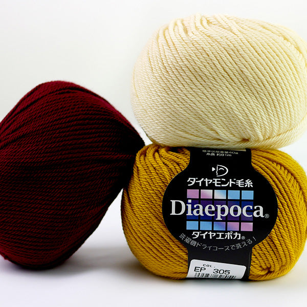 エポカ 色C ダイヤモンド毛糸 【KY】 毛糸 編み物 並太