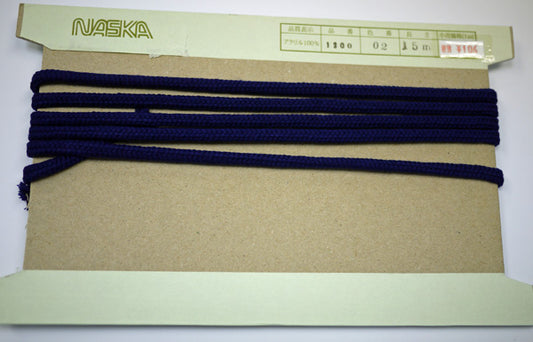 在庫処分 NASKA ファッションコード #1200 col.02 約6.5mm 長さ約1m【KN】アクリルロープ 手紐 巾着
