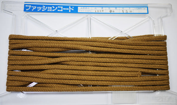 在庫処分 NASKA ファッションコード #1200 col.04 約6.5mm 長さ約3m【KN】アクリルロープ 手紐 巾着