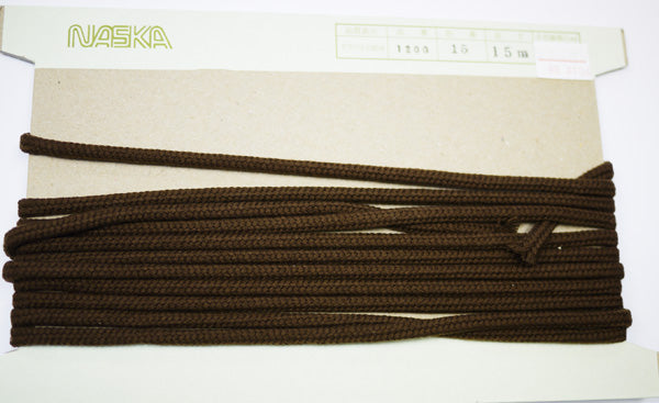 在庫処分 NASKA ファッションコード #1200 col.15 約6.5mm 長さ約3m【KN】アクリルロープ 手紐 巾着