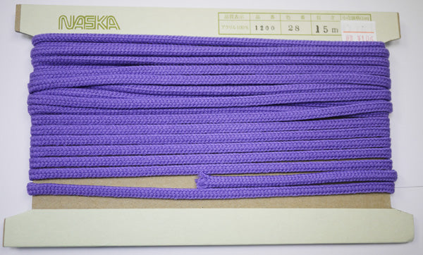 在庫処分 NASKA ファッションコード #1200 col.28 約6.5mm 長さ約7m【KN】アクリルロープ 手紐 巾着