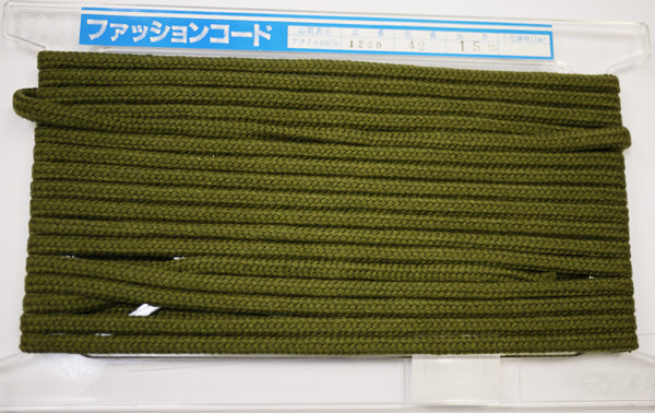 在庫処分 NASKA ファッションコード #1200 col.42 約6.5mm 長さ約5m【KN】アクリルロープ 手紐 巾着